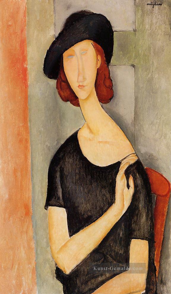 Jeanne Hébuterne in einem Hut Amedeo Modigliani Ölgemälde